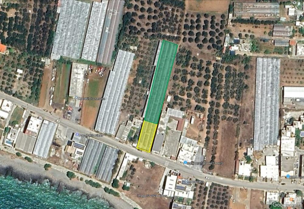 Kreta, Koutsouras: Baugrundstück in unmittelbarer Nähe zum Meer zu verkaufen