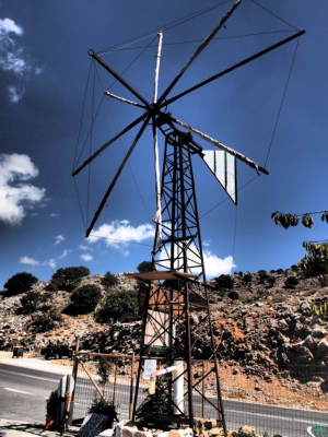 Windmühle auf Masten