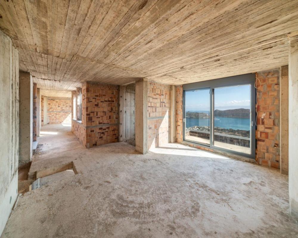 Kréta, Plaka: Luxusvilla panorámás kilátással a tengerre Spinalonga szigete felett eladó