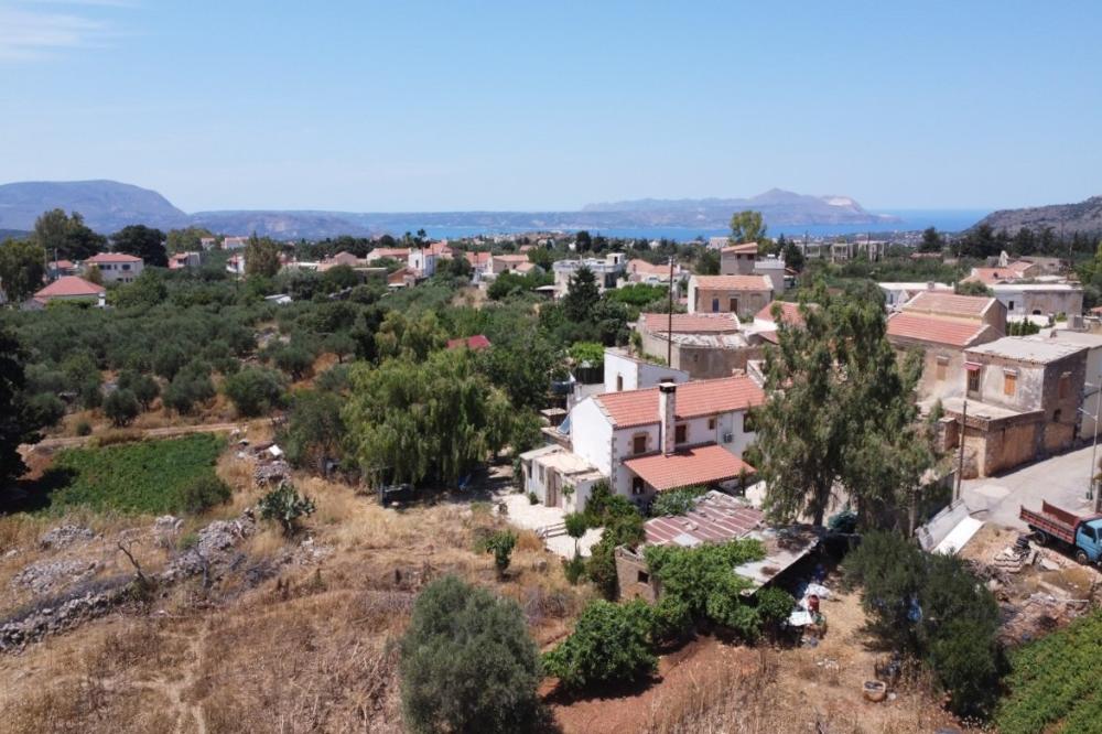 Kreta, Litsarda: Grundstück auf dem Land mit atemberaubendem Bergblick zu verkaufen