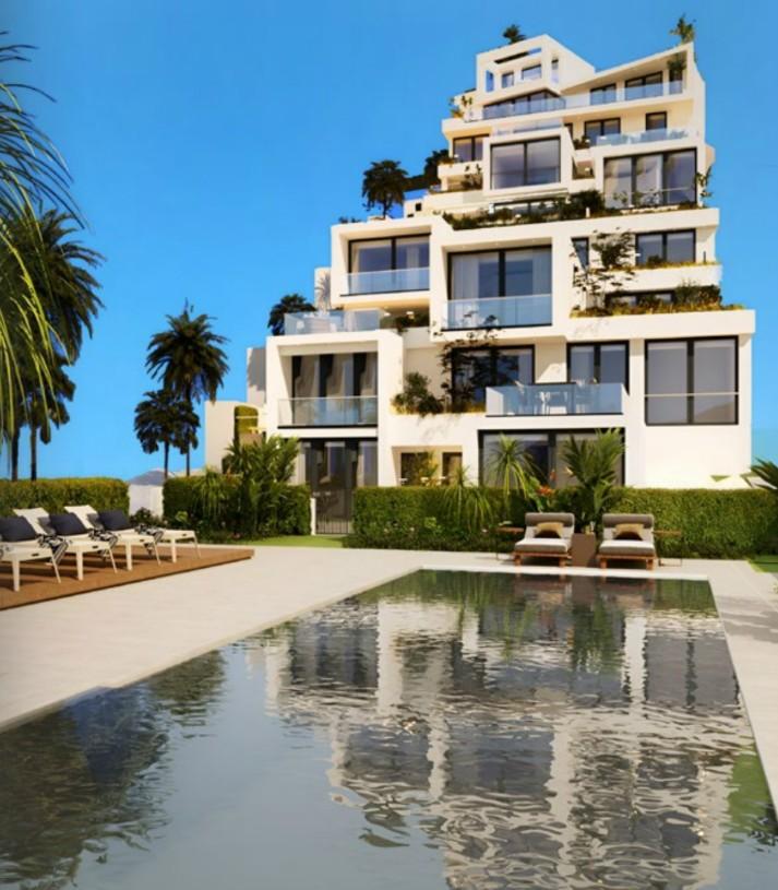 โครงการทางตอนใต้ของเกาะครีต ใกล้ชายหาดพร้อมวิวทะเลและสระว่ายน้ำ - Villa-Apartment Plakias
