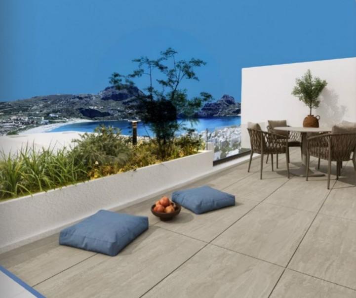 Projekt im Süden Kretas in Strandnähe mit Meerblick und Pool - Villa-Apartment Plakias