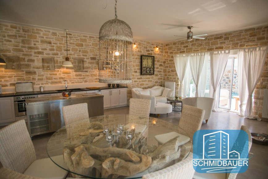 Crete, Pitsidia: วิลล่าที่ยอดเยี่ยมพร้อมสระว่ายน้ำและทิวทัศน์ของภูเขา Psiloritis