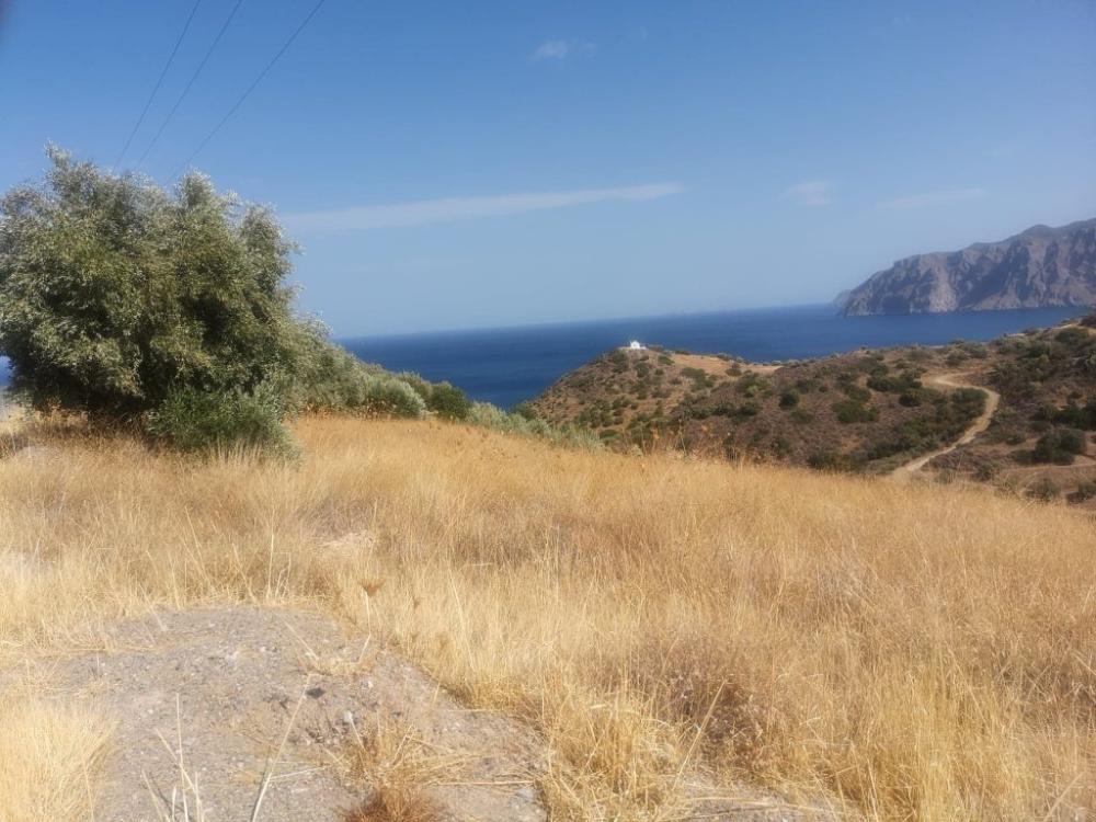 Kreta, Mochlos: Baugrundstück mit kleinem Steinhaus zu verkaufen