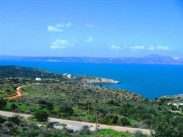 Kreta, Kokkino Chorio: Spektakuläres Grundstück zu verkaufen