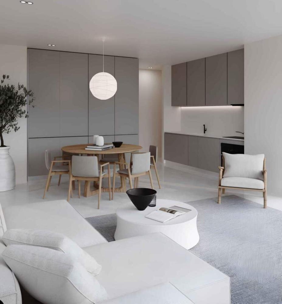 โครงการทางตอนใต้ของเกาะครีต ใกล้ชายหาดพร้อมวิวทะเลและสระว่ายน้ำ - Villa-Apartment Plakias