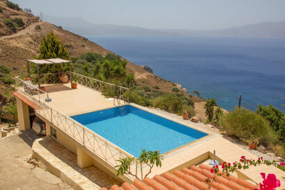 Crete, Ravdoucha: วิลล่าตระการตาพร้อมวิวทะเลแบบไร้สิ่งกีดขวางสำหรับขาย