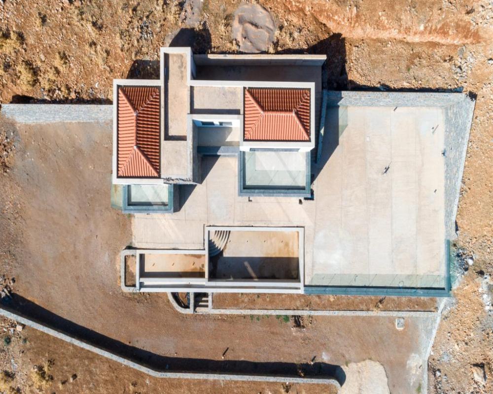 Kréta, Plaka: Luxusvilla panorámás kilátással a tengerre Spinalonga szigete felett eladó