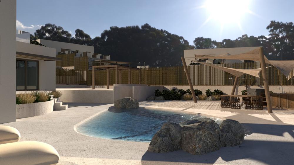Kreta, Kefalas: Atemberaubende Villa mit Meerblick im Bau zum Verkauf in Kefalas