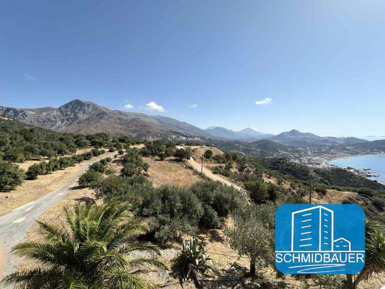 Kreta, Plakias: Villa mit spektakulärem Meerblick im Süden zu verkaufen
