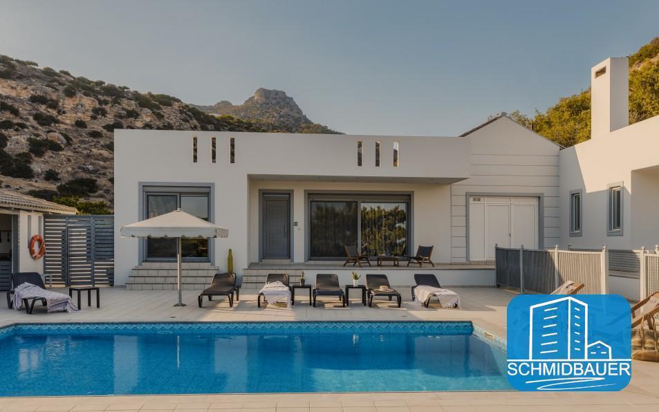 Crete, Agios Ioannis: วิลล่าทันสมัย 2 หลังพร้อมวิวทะเลในครีตตะวันออก
