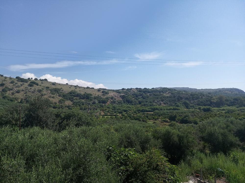 Kreta, Stilos: Landgrundstück mit Wohnhaus zu verkaufen