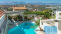 Crete, Pitsidia: วิลล่าที่ยอดเยี่ยมพร้อมสระว่ายน้ำและทิวทัศน์ของภูเขา Psiloritis