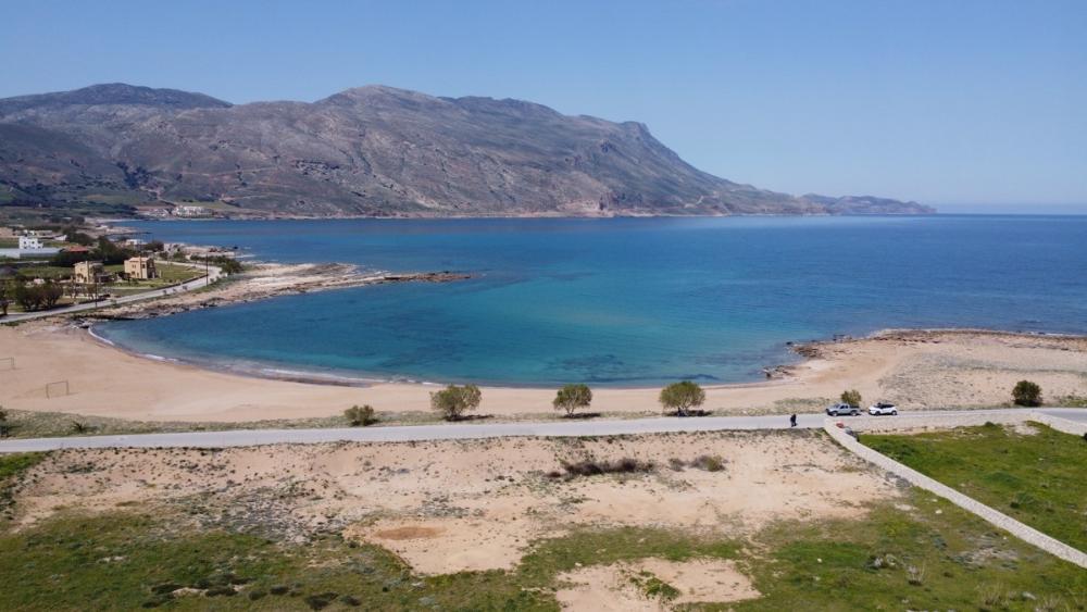 Kreta, Trachilos: Riesiges Grundstück direkt am Meer zu verkaufen