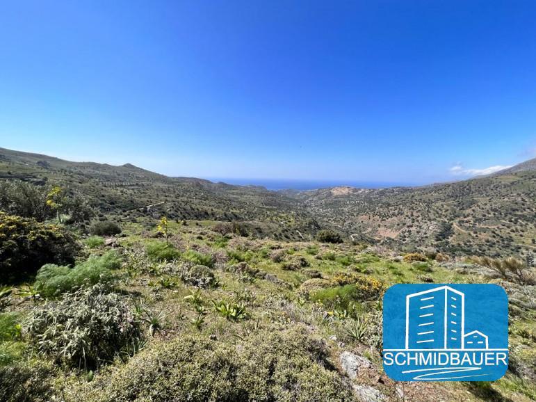 Kreta, Saktouria: Einzigartiges Stück Land mit Panoramablick zu verkaufen