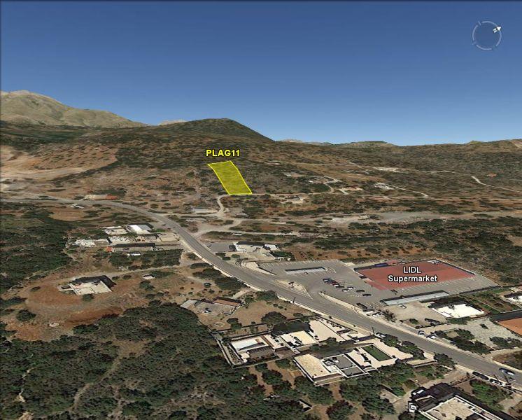 Kréta, Agios Nikolaos: Eladó építési telek tengerre néző kilátással a város szélén