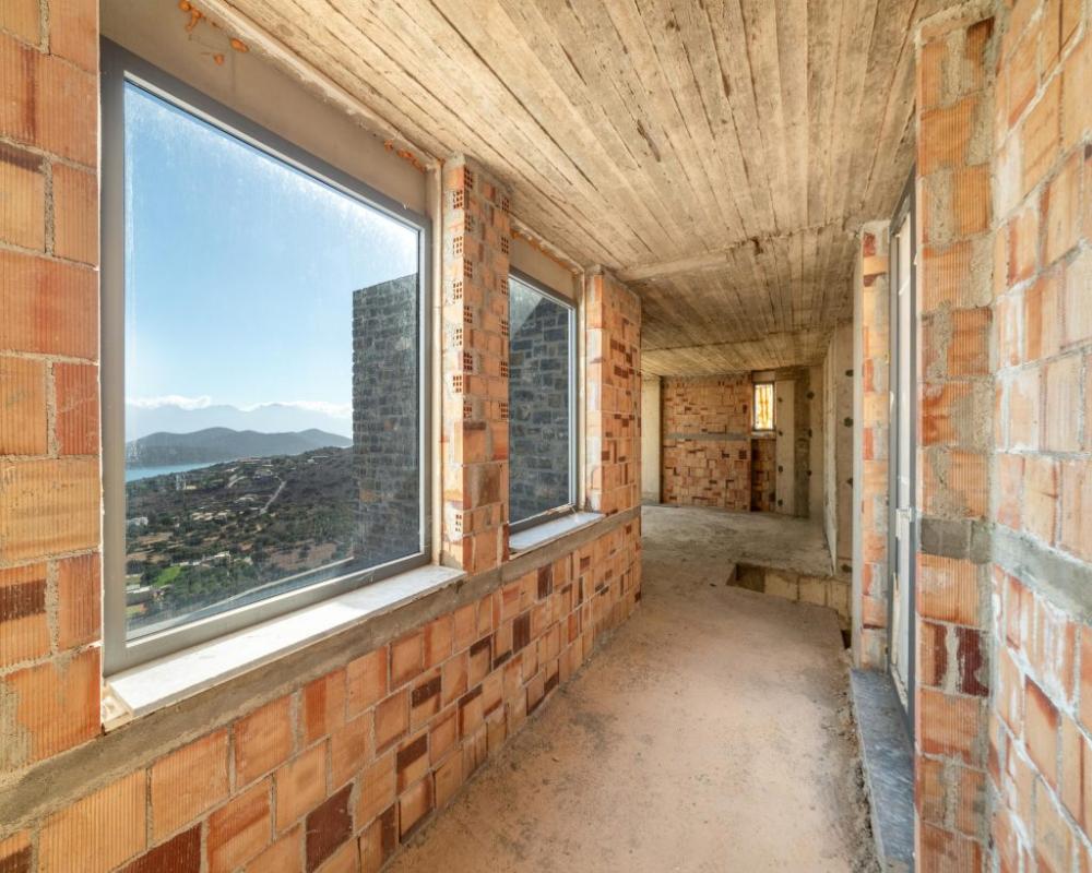 Kréta, Plaka: Luxusvilla panorámás kilátással a tengerre Spinalonga szigete felett eladó