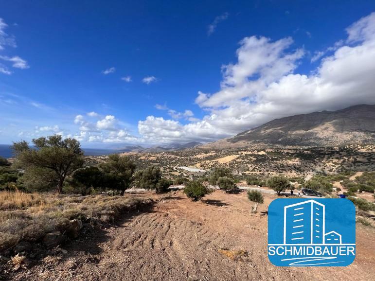 Kreta, Triopetra: Grundstück mit herrlichem Meerblick zu verkaufen