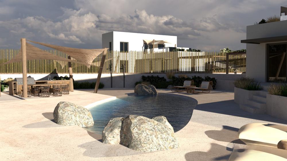 Kreta, Kefalas: Atemberaubende Villa mit Meerblick im Bau zum Verkauf in Kefalas