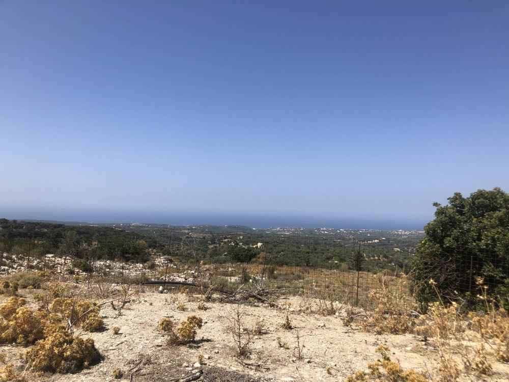 Kreta, Kapsaliana: Zwei Grundstücke mit herrlichem Meerblick zu verkaufen
