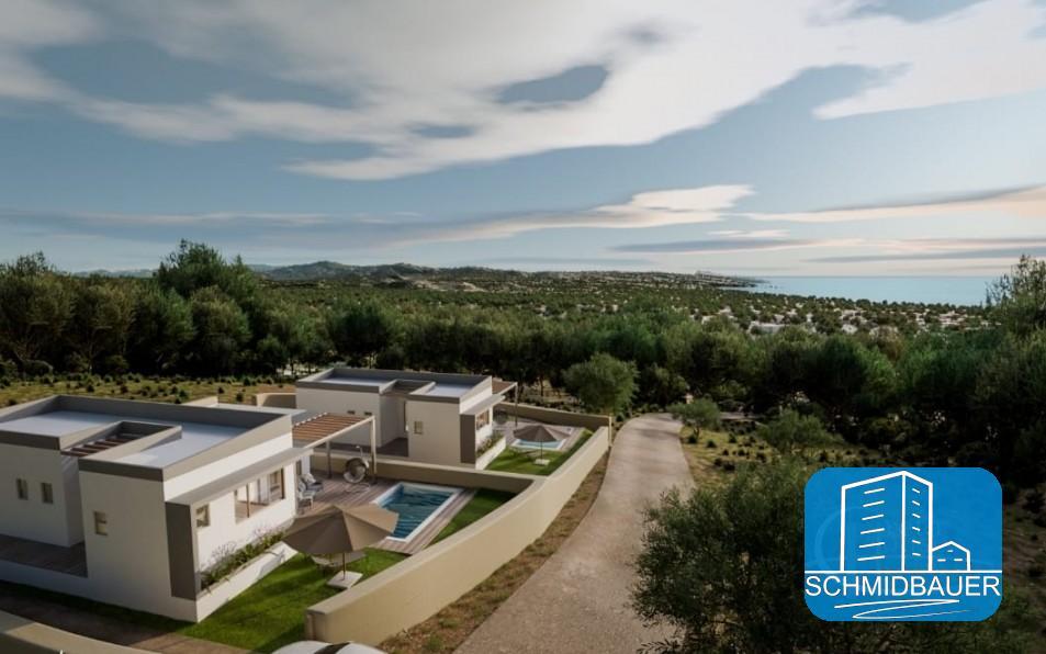 Kreta, Klima: Neubau! Villa mit Pool in ruhiger Lage zu verkaufen