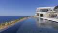 Kreta, Plaka bei Chania: Luxuriöse Villa am Meer mit Panoramablick zum Verkauf
