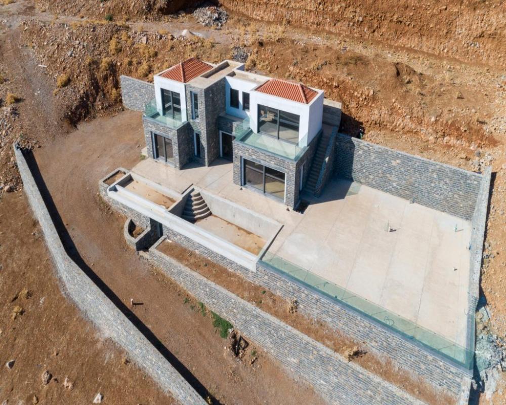 Kréta, Plaka: Luxusvilla panorámás kilátással a tengerre Spinalonga szigete felett eladó