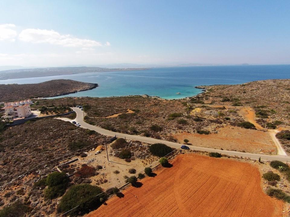 Kreta, Tersanas Grundstück mit erstaunlichem Meerblick zu verkaufen