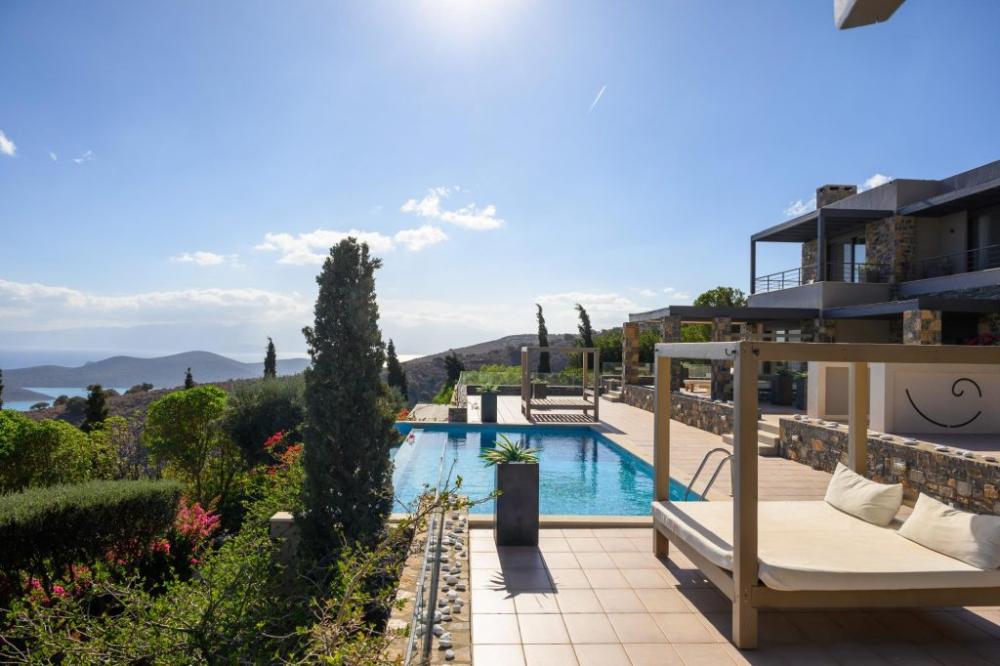 Kreta, Plaka Elounda: Außergewöhnlicher Villenkomplex mit Panoramablick in der Nähe von Plaka