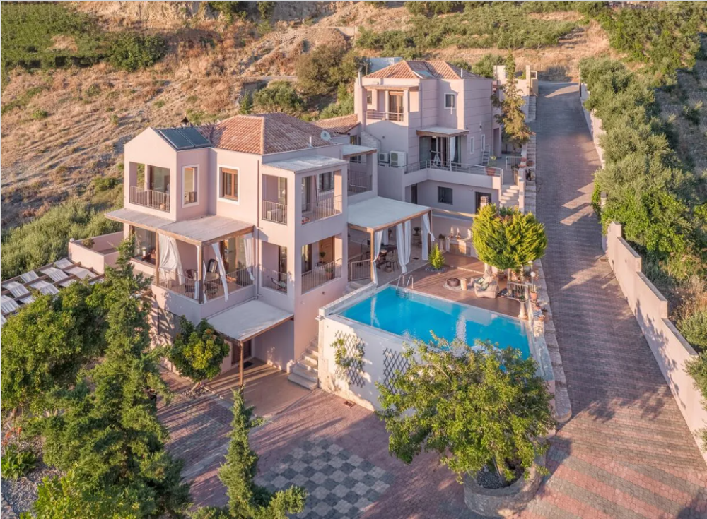 Kreta, Ag. Vlasios: Luxusvilla mit Swimmingpool zu verkaufen
