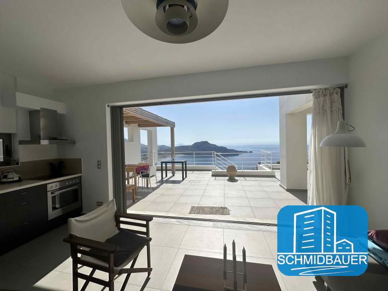 Kreta, Plakias: Villa mit spektakulärem Meerblick im Süden zu verkaufen