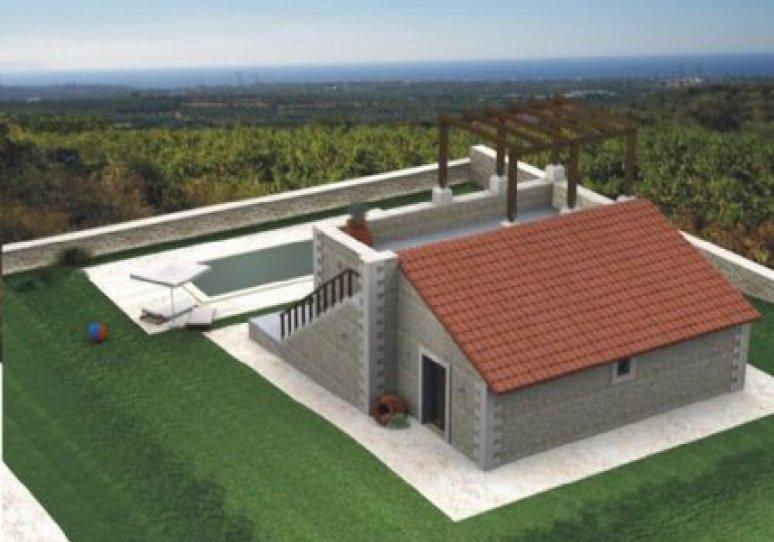 NEUBAU-PROJEKT inklusive Nebenkosten - freistehendes Steinhaus mit Swimmingpool und Grundstück
