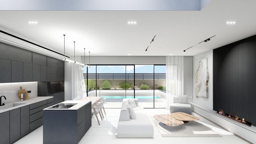 Kreta, Rethymno: Neubau-Projekt! Luxus-Apartment in einem Komplex mit Meerblick zu verkaufen