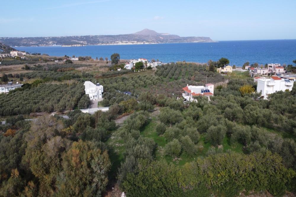 Crete, Kalyves: ขายที่ดินใกล้ชายหาดพร้อมวิวทะเลที่สวยงาม