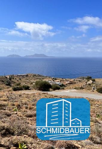 Kreta, Agios Pavlos: Grundstück mit herrlichem Blick auf das Libysche Meer zu verkaufen
