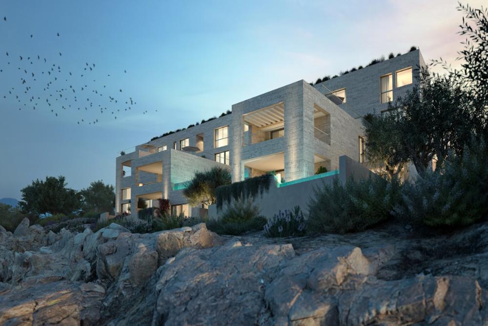 Kreta, Kissamos: Elegante Wohnung am Meer mit unverbautem Blick auf die Ägäis zu verkaufen