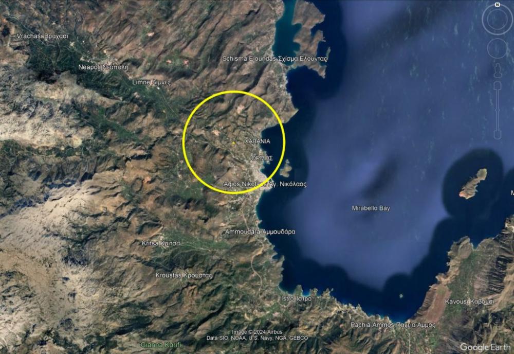 เกาะครีต อากิโอส นิโคลอส: ที่ดินขนาดใหญ่พร้อมวิวทะเลอันสวยงามสำหรับขาย