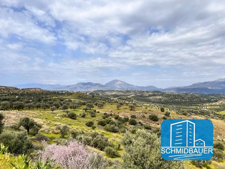Kreta, Listaros: Einzigartiges Stück Land mit atemberaubender Aussicht zu verkaufen