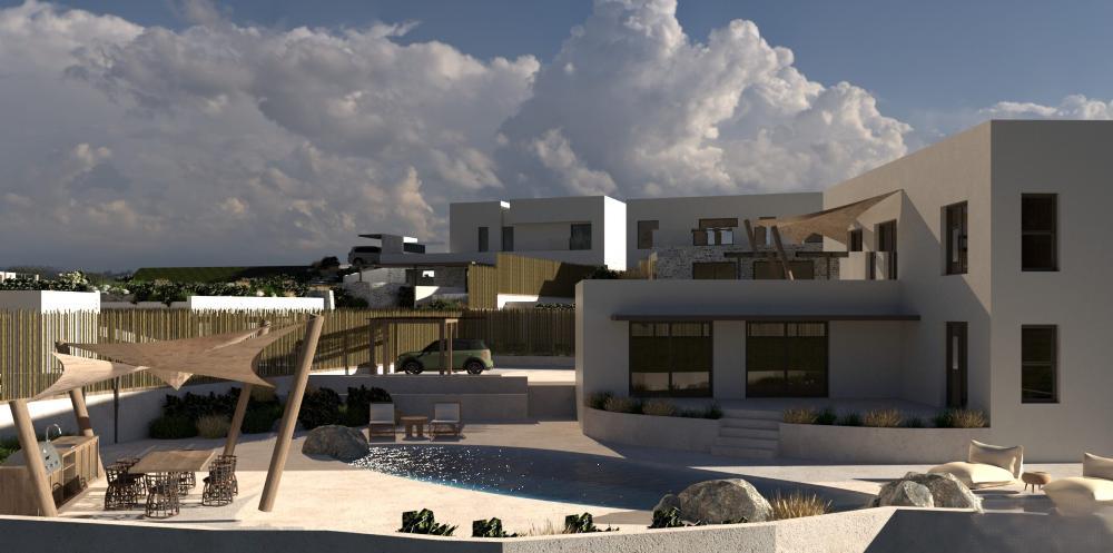 Kreta, Kefalas: Atemberaubende Villa mit Meerblick im Bau zum Verkauf in Kefalas