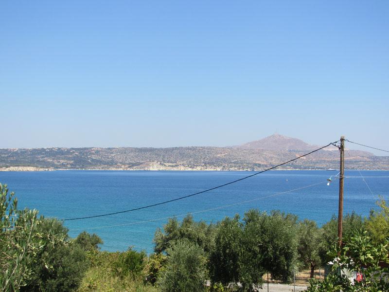 Kreta, Kalyves: Wunderschönes Grundstück mit Meerblick zu verkaufen
