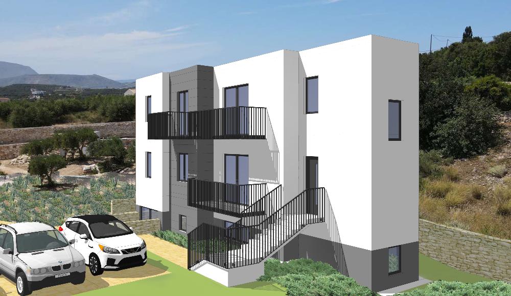 Kreta, Almyrida: Tolle neue Wohnung in Strandnähe zu verkaufen