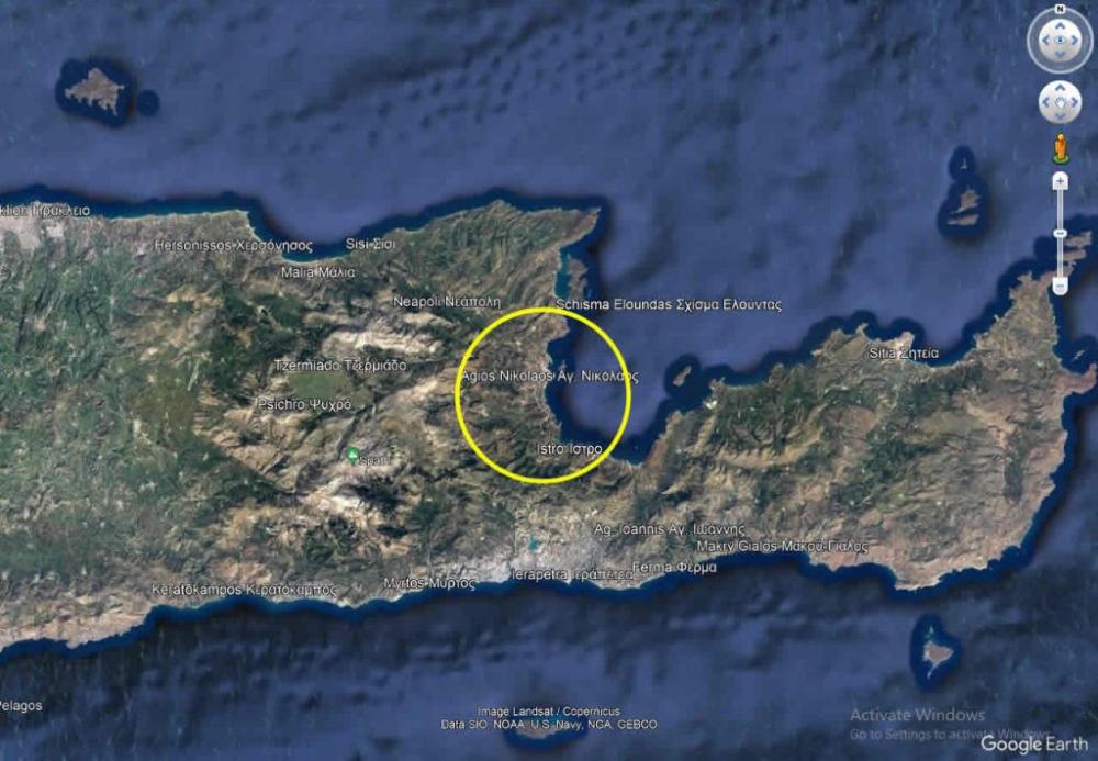 Kreta, Ammoudara: Baugrundstück in Stadt- und Strandnähe zu verkaufen