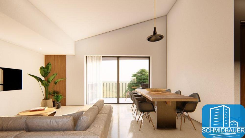 NEUBAU: Kurz vor Baubeginn eine Zwei-Zimmer-Wohnung in einem kleinen Komplex in der Stadt mit atemberaubender Aussicht