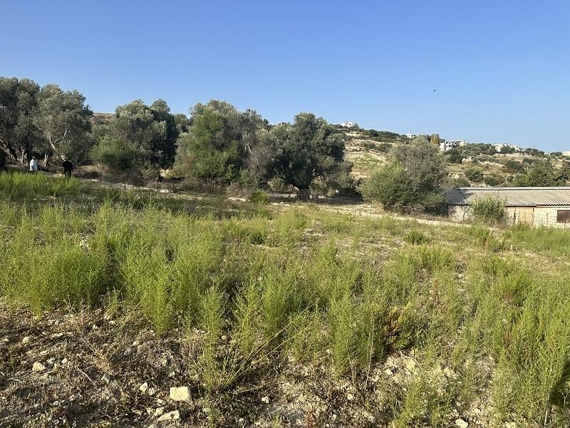 Kreta, Ag. Paraskevi: Grundstück mit wunderschönem Meerblick zu verkaufen