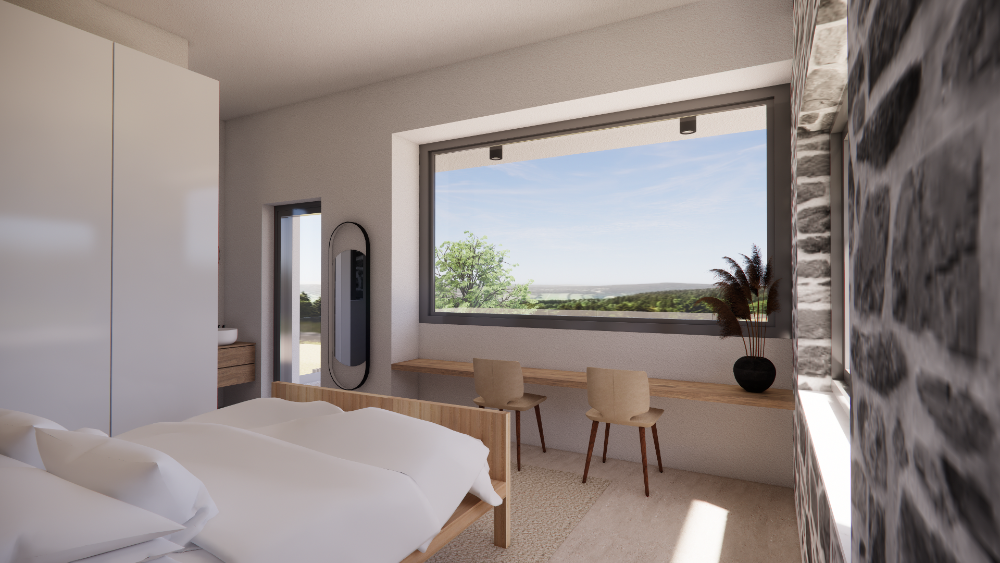 Kreta, Ag. Triada Rethymno: Neubau-Projekt! Moderne Villa zu verkaufen