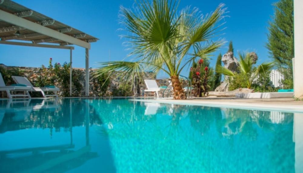 Crete, Pitsidia: วิลล่าที่ยอดเยี่ยมพร้อมสระว่ายน้ำและทิวทัศน์ของภูเขา Psiloritis