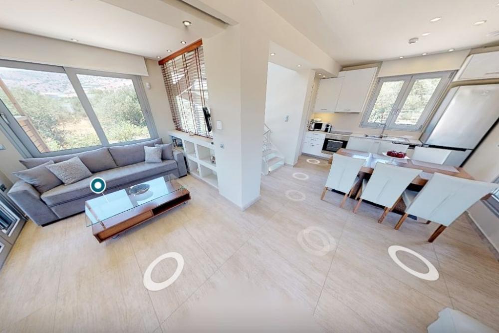 Kréta, Tsifliki: Környezetbarát villa medencével, kerttel és jakuzzival eladó Elounda közelében