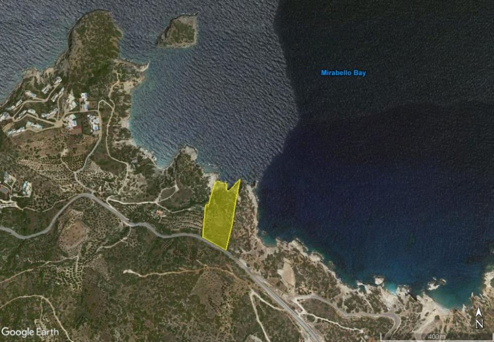 Kreta, Istron: Großes Grundstück mit Küstenlinie zu verkaufen
