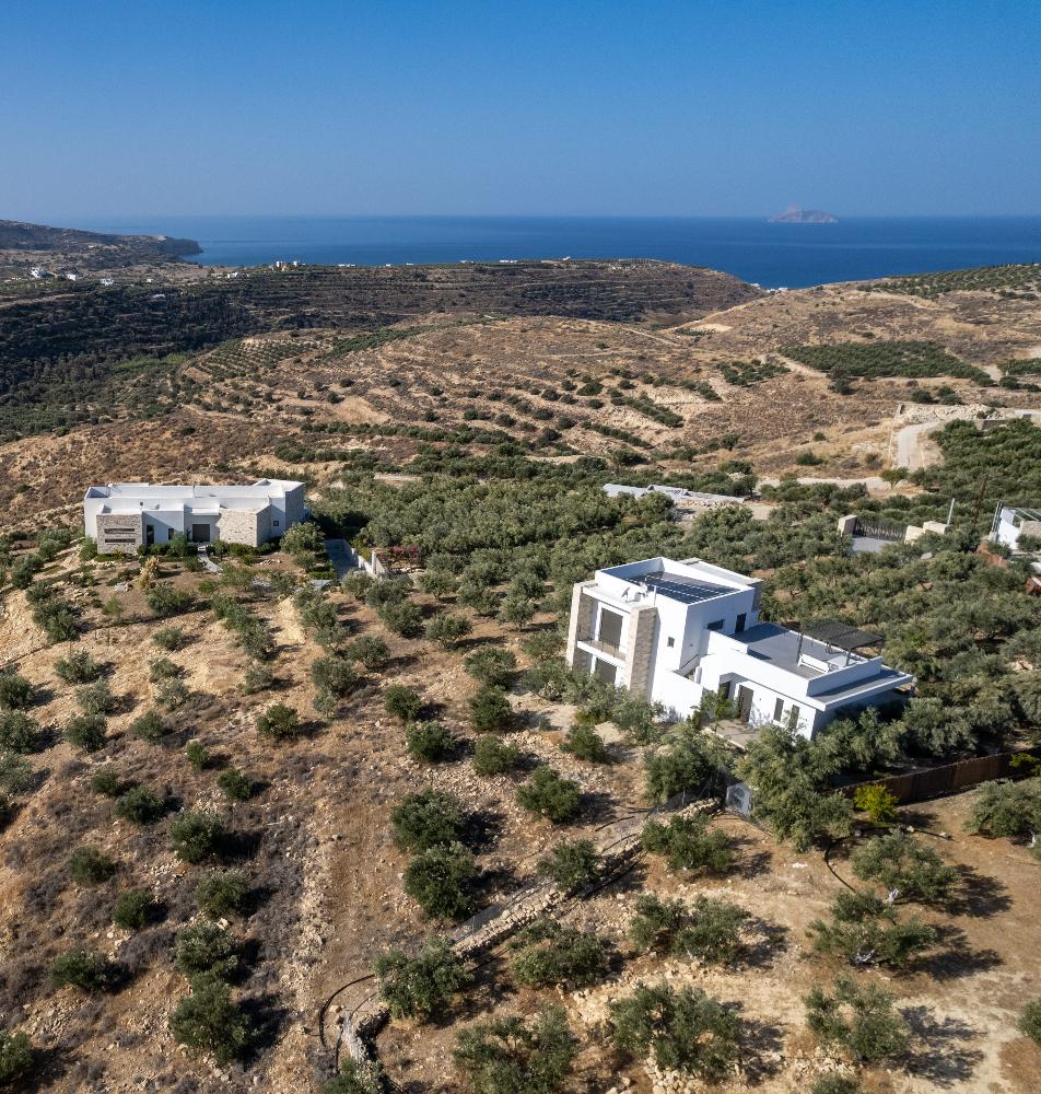 Kreta, Kamilari: Zwei Luxusvillen mit traumhaftem Meerblick zum Verkauf