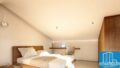 NEUBAU: Kurz vor Baubeginn eine Zwei-Zimmer-Wohnung in einem kleinen Komplex in der Stadt mit atemberaubender Aussicht